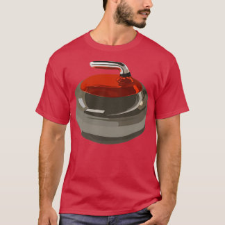 T-shirt Dessin en pierre de curling