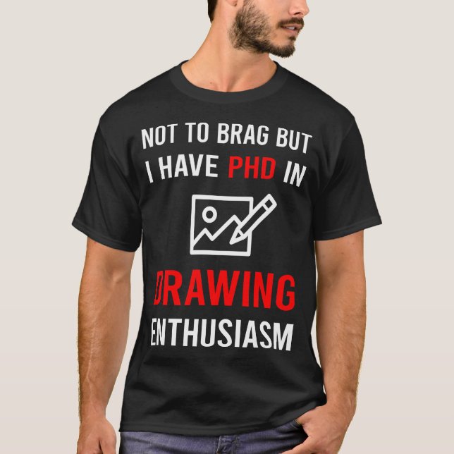 T-shirt Dessin enthousiaste (Devant)