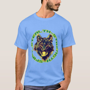 T-shirt dessin floral rétro