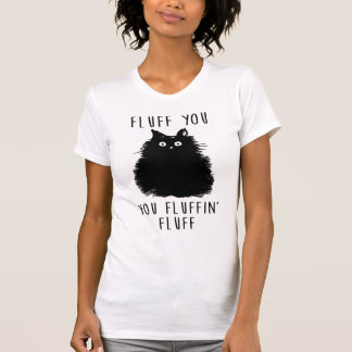 T-shirt Dessin Fluit You Black Cat