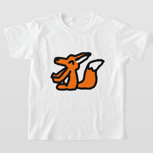 T-shirt Dessin Fun Fox (Poser)