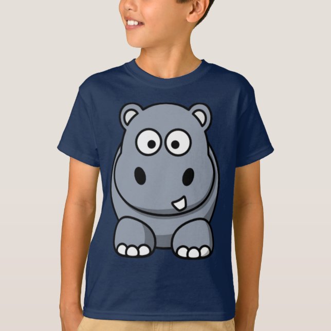 T-shirt Dessin hippo Tee (Devant)