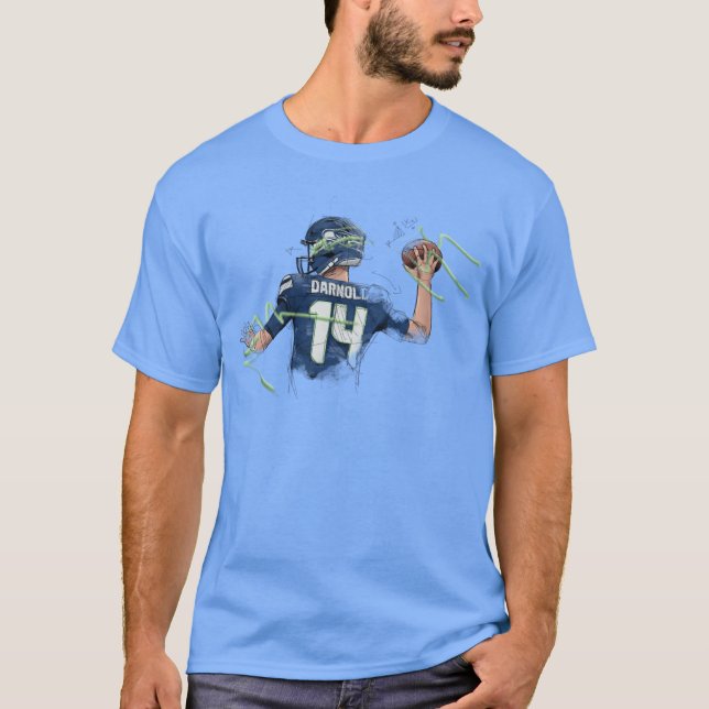 T-shirt Dessin humoristique de Sam Darnold (Devant)