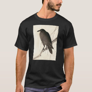 T-shirt Dessin japonais d'un corbeau
