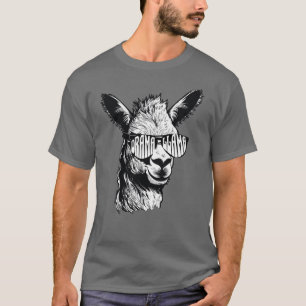 T-shirt Dessin Llama Punny Llama Lover