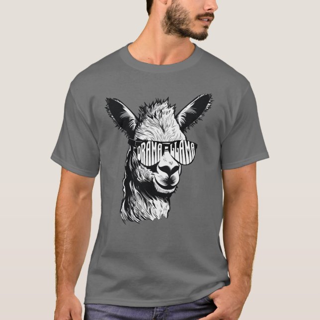 T-shirt Dessin Llama Punny Llama Lover (Devant)