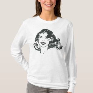 T-shirt Dessin noir et blanc 2 de Supergirl