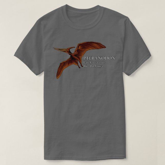 T-shirt Dessin réaliste du Pteranodon (Design devant)