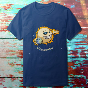 T-shirt Dessin sur le changement climatique Sun & Earth