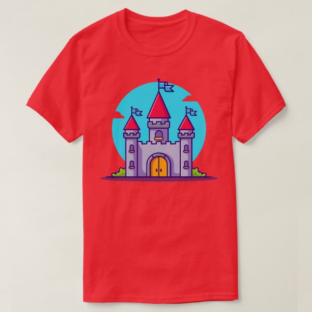 T-shirt Dessin sur le château Palace (Design devant)
