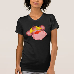 T-shirt Dessin sur le visage de singe ou de chimpanzé