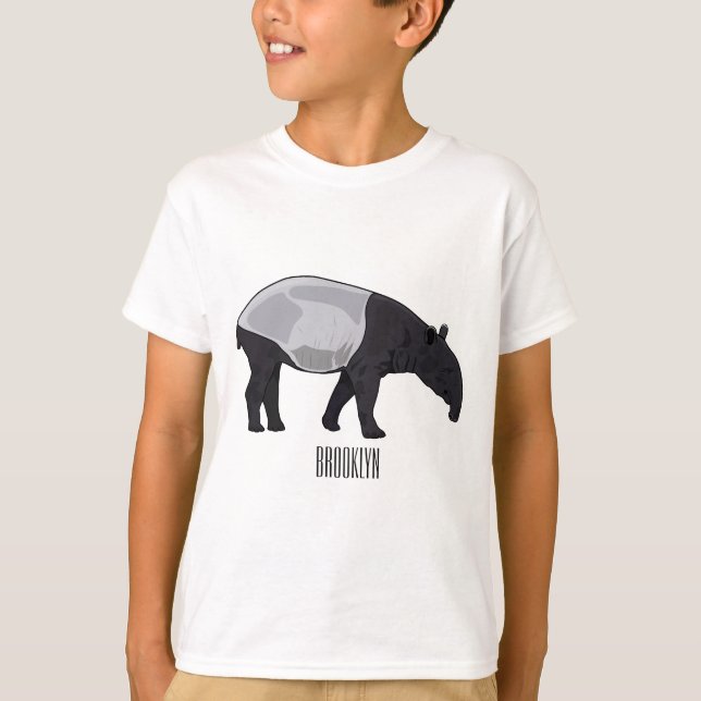 T-shirt Dessin sur Tapir (Devant)