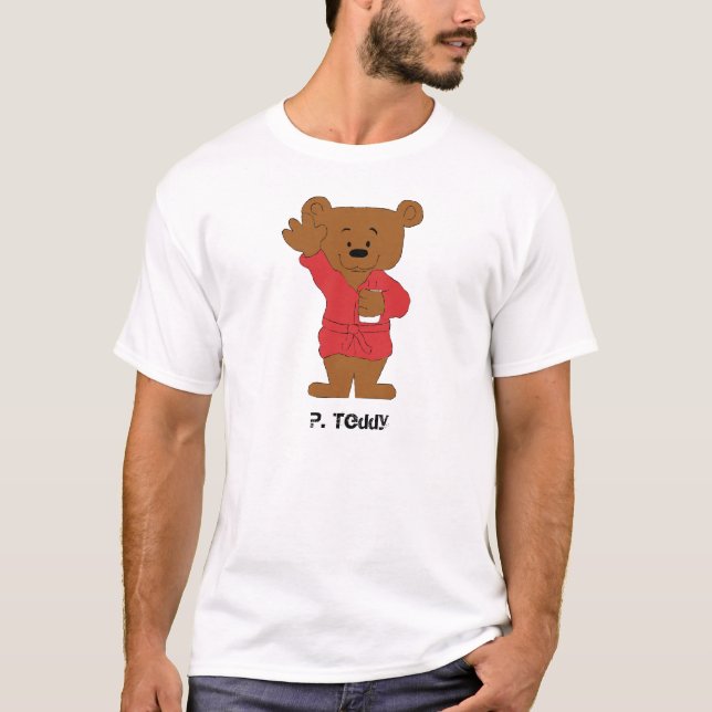 T-shirt Dessin Teddy Bear P Diddy Fan (Devant)