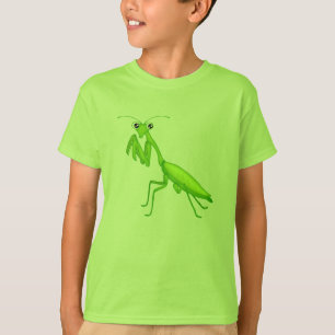 T-shirt Dessin vert Prier Mantis Vêtements pour jeunes