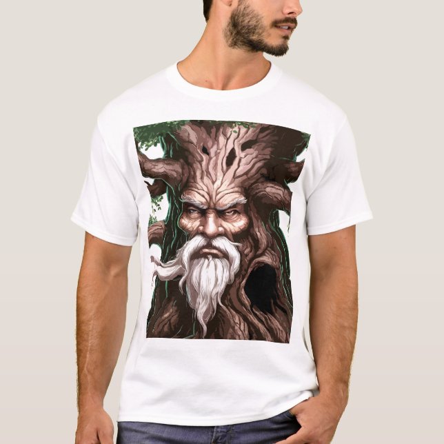 T-shirt dessiné par arbre d'Imaginaire (Devant)