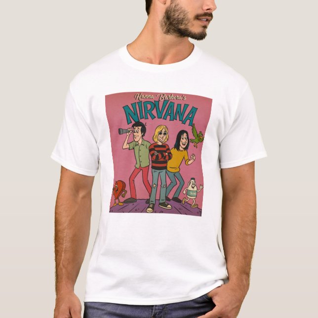 T-shirt Dessins animés Nirvana du samedi matin (Devant)