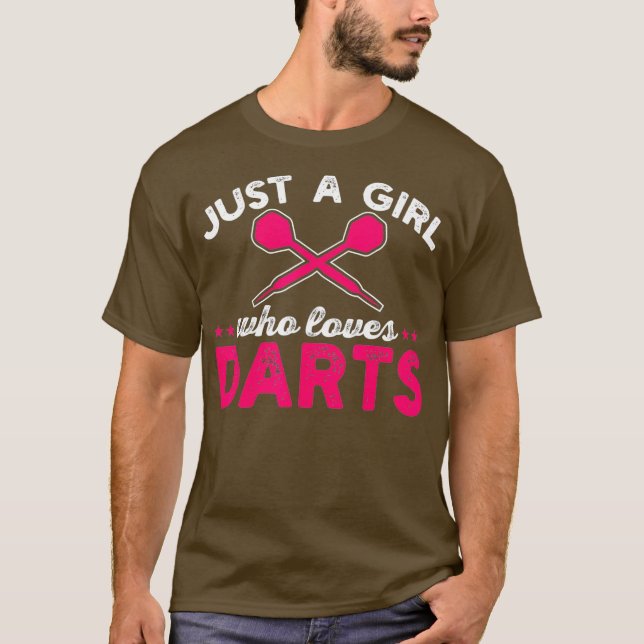 T-shirt Dessins Dart Player Cadeau (Devant)