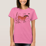 T-shirt Dessins de grotte Lascaux<br><div class="desc">Dessins de grotte - Célèbre Art paléolithique préhistorique de Lascaux - le Cheval Chinois Cette magnifique image de cheval "chinois" est un pictographe de cheval, estimé à 20 000 ans. Le dessin de la grotte provient de la fameuse grotte française Lascaux, située en Dordogne en France, où il y a...</div>