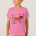 T-shirt Dessins de grotte Lascaux<br><div class="desc">Dessins de grotte - Célèbre Art paléolithique préhistorique de Lascaux - le Cheval Chinois Cette magnifique image de cheval "chinois" est un pictographe de cheval, estimé à 20 000 ans. Le dessin de la grotte provient de la fameuse grotte française Lascaux, située en Dordogne en France, où il y a...</div>