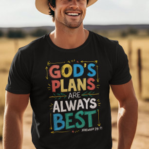 T-shirt Dessins divins Les plans dieux sont toujours les m