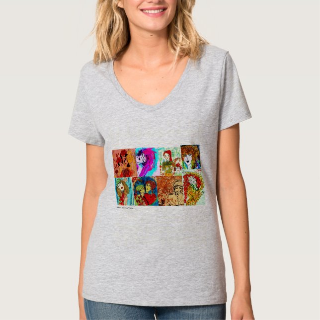 T-shirt Dessins du Rose (Devant)