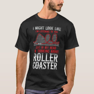 T-shirt Dessous de verre à rouleaux Vintage J'ai peut-être