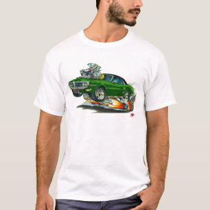 T-shirt Dessus 1967-68 Vert-Noir de Firebird