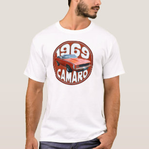 T-shirt Dessus 1969 de chiffon de Camaro solides solubles