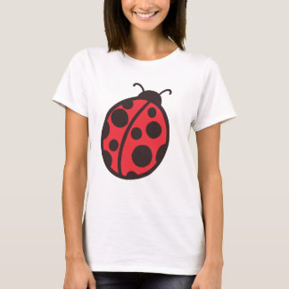 T-shirt Dessus coccinelle