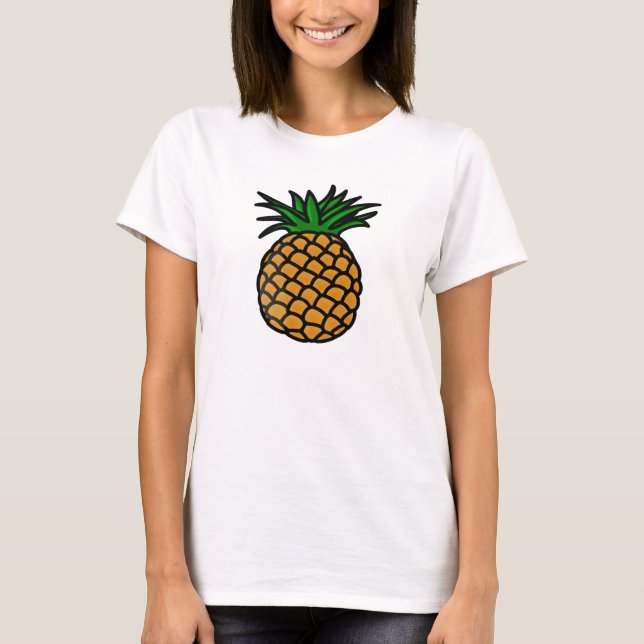 T-shirt Dessus d'ananas (Devant)