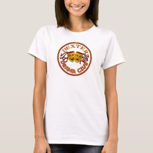 T-shirt Dessus de culture de logo de drame de CSAD