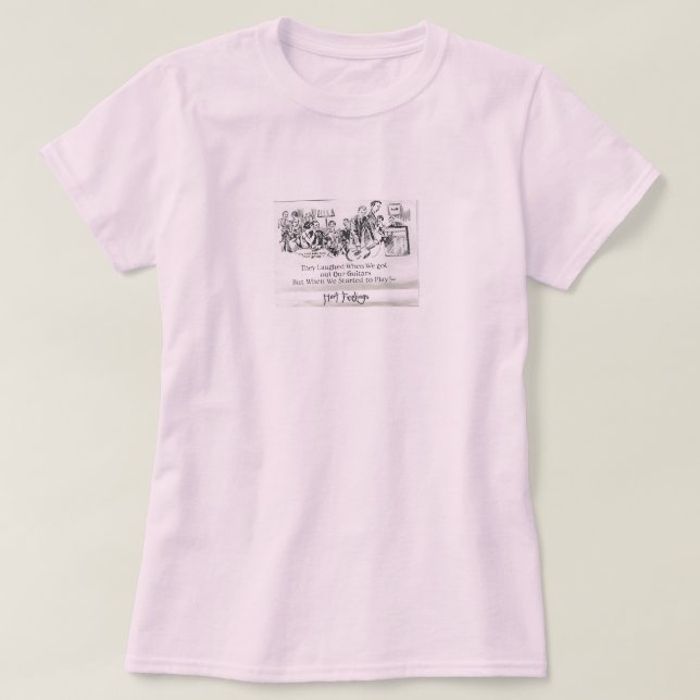 T-shirt Dessus de dessin animé de sentiments blessés (Design devant)