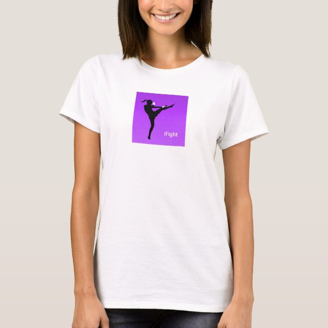 T-shirt dessus de ficelle de spaghetti d'iFight (Devant)