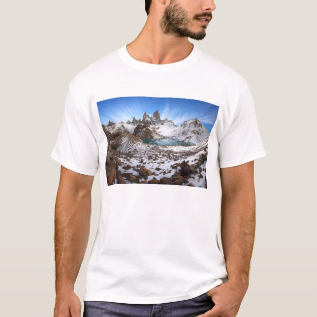 T-shirt Dessus de Fitz Roy (Devant)