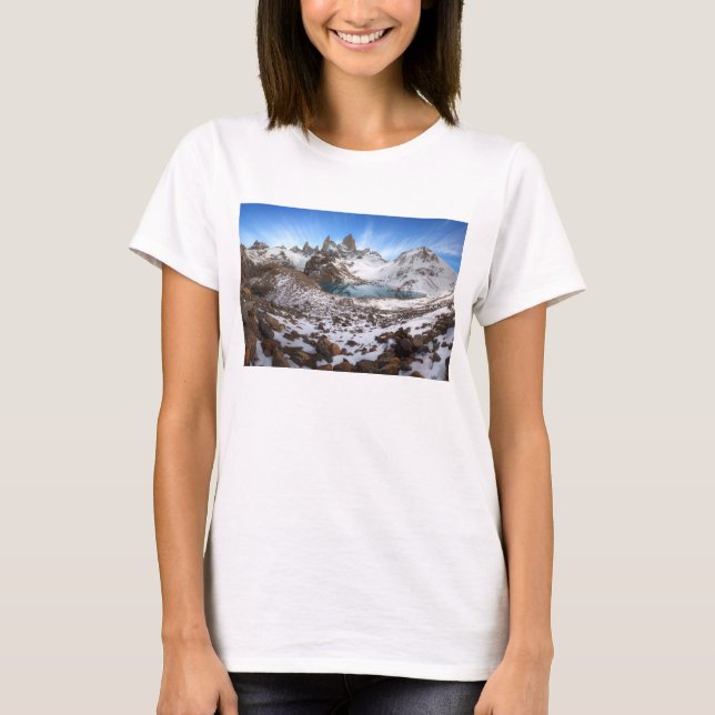 T-shirt Dessus de Fitz Roy (Devant)