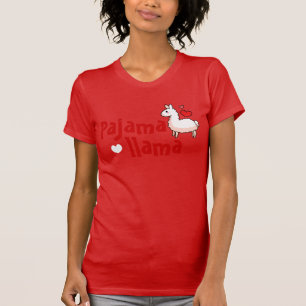 T-shirt Dessus de pyjama de lama de pyjama