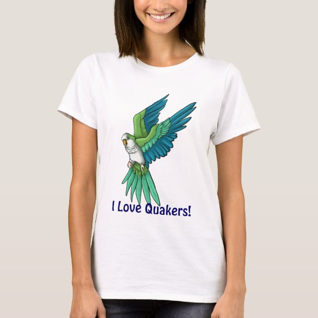 T-shirt Dessus de quaker (Devant)