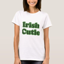 Dessus de spaghetti de dames de Cutie d'Irlandais