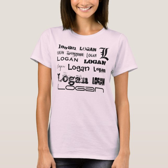 T-shirt Dessus de spaghetti de Logan-ized (Devant)