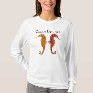 T-shirt Dessus d'équidés d'océan