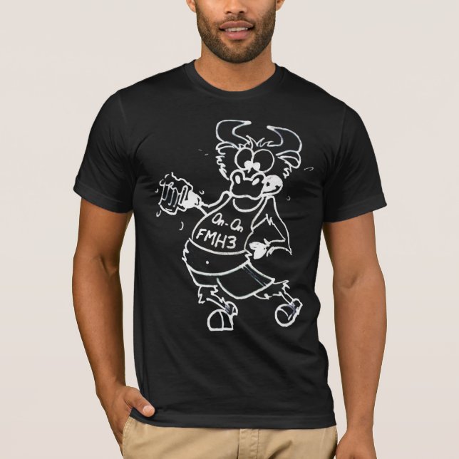 T-shirt "Dessus dessus ! "Chemise - marque de l'aa des (Devant)