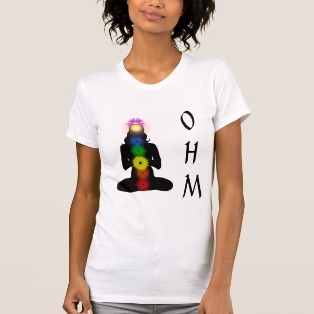 T-shirt Dessus d'ohm de yoga (Devant)