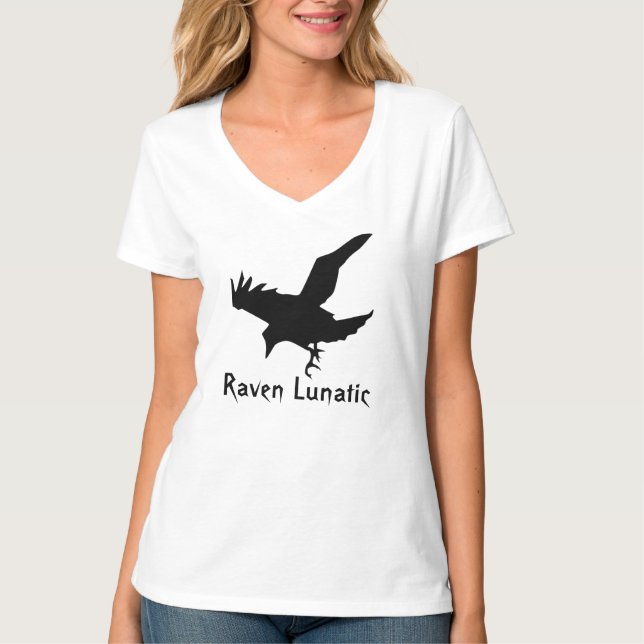T-shirt Dessus fou de dames de Raven (Devant)