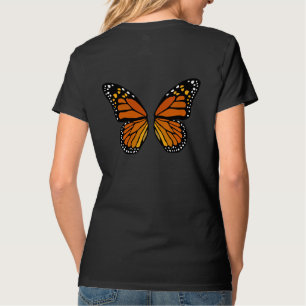 T-shirt Dessus mignon de papillon de filles de dames de