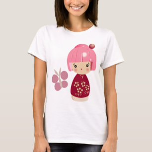 T-shirt Dessus rose de courroies de spaghetti de triplet
