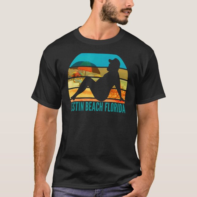 T-shirt Destin Beach Floride Graisse Boire 1 (Devant)