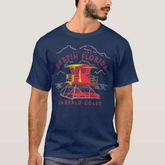 T-shirt Destin Florida Est 1984 Life Guard Stand Premium