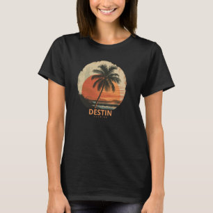 T-shirt Destin Florida FL Beach Famille Vacances Tropical