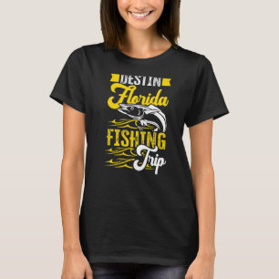 T-shirt Destin Florida Pêche Voyage Vacances Pêcheur Fis
