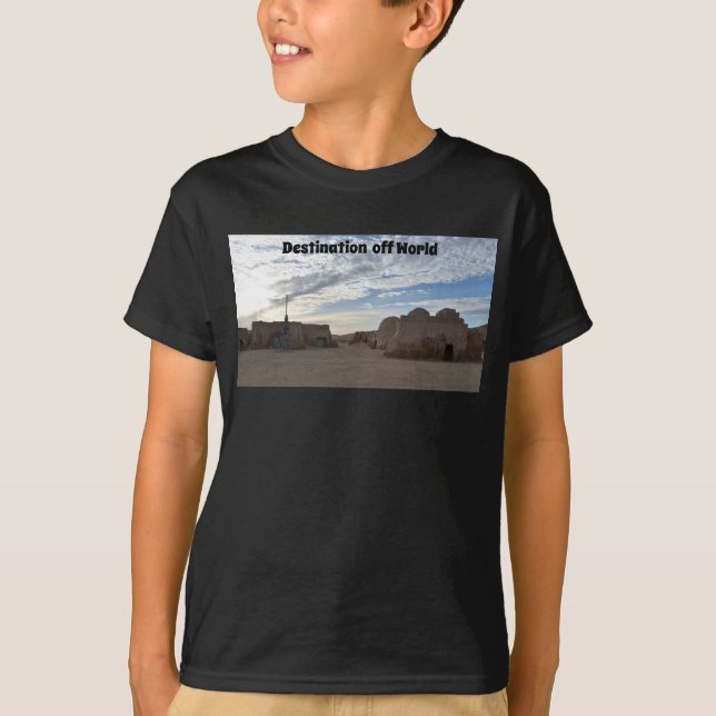 T-shirt Destination hors du monde (Devant)